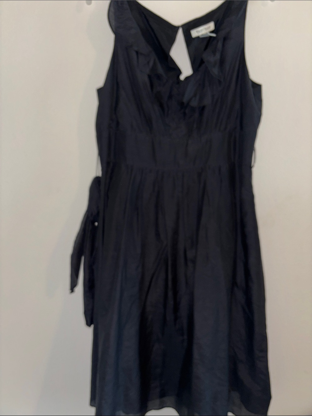 White House Black Market Black Sleeveless Midi Dress